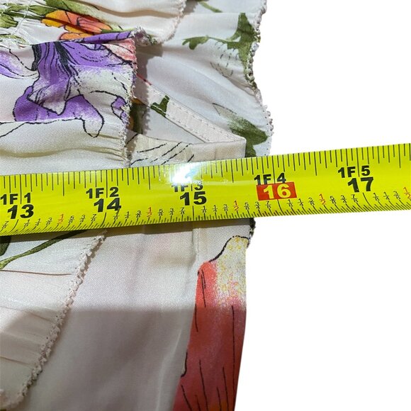 Fit & flare Summer Spring V-neck dress in light pink floral XS - Picture 4 of 6